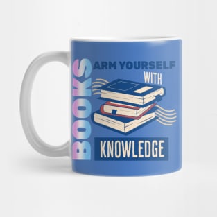 Arm Yourself With Knowledge - Trans Pride Mug